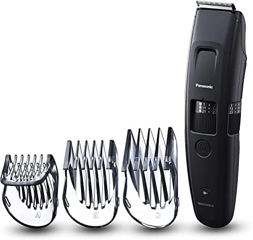 Image of Panasonic ER-GB86 Wet & Dry Electric Beard Trimmer for Men, Rechargeable Mens Grooming Kit, Sharp & Durable Blades, 58 Cutting Lengths From 0.5mm to 30mm, 3 Attachments, Long beards