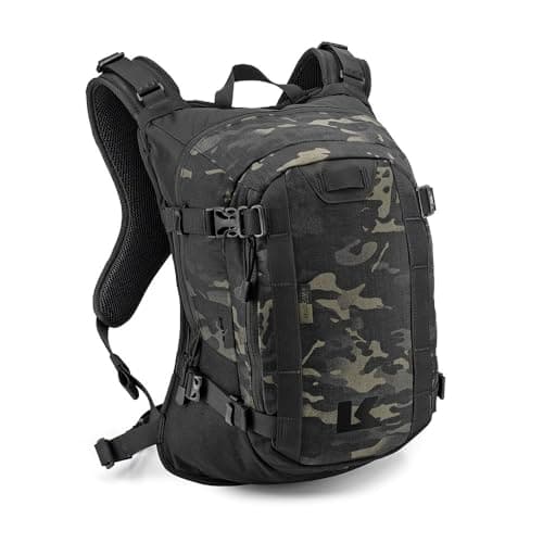 Image of Kriega R15 Backpack, Multicam Black, 15 Liters, Motorcycle Backpack