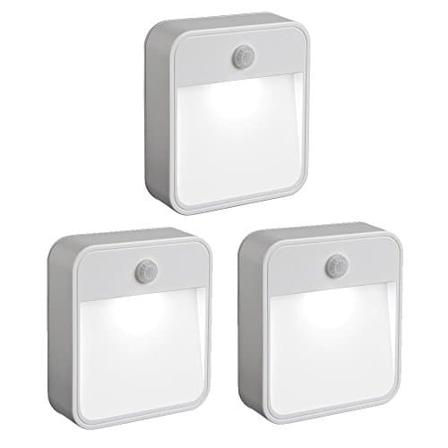 Image of Mr Beams MB723 Wireless Battery-Powered Motion-Sensing LED Stick-Anywhere Nightlight, 3-Pack