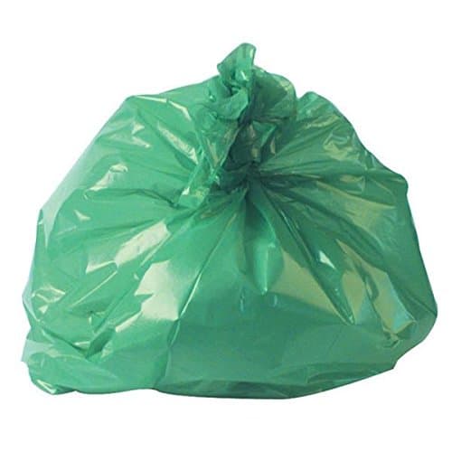 Image of 2WORK CS002 Refuse Sack, 100 g, Green (Pack of 200)