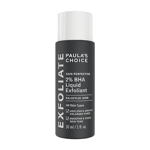 Image of Paula's Choice SKIN PERFECTING 2% BHA Liquid Exfoliant - Face Exfoliating Peel Fights Blackheads & Enlarged Pores - for a Healthy Glow - with Salicylic Acid - Combination & Oily Skin - 30 ml