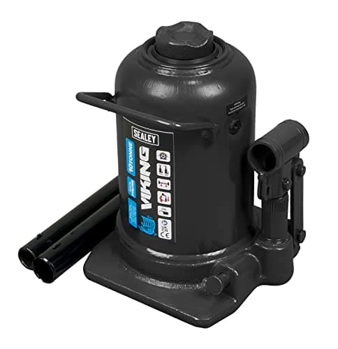 Image of Sealey, 10 Tonne Bottle Jack with Telescopic Ram - PTBJ10S