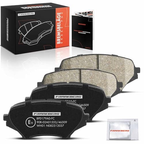 Image of Frankberg Brake Pad Set incl. 4x Pads Front Compatible with MX-5 III NC 1.8 2.0 2005-2014 Replace# NFY73328Z,NFY73323ZA