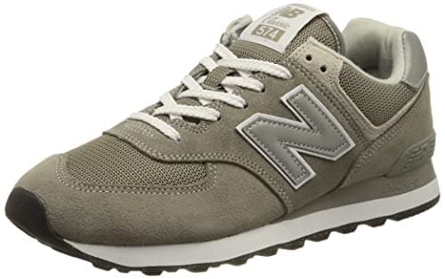 Image of New Balance Men's 574 Core Shoes, Grey/White, 9.5/XW