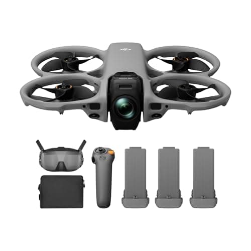 Image of DJI Avata 360 Motion Fly More Combo, 360° Drone With 1-Inch 8K 360° Imaging, 360° Camera Drone With Propeller Guard. Includes Goggles N3 and RC Motion 3 for Intuitive Motion Control and Easy ACRO.