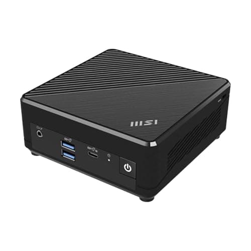 Image of MSI Cubi N ADL Barebone Mini PC: Intel Celeron N100, Intel UHD, WiFi, Dual Display, Type C: Black ADL S-055BUS
