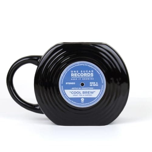 Image of Gift Republic Vinyl Record Shaped Mug Multi , GR452014,450 milliliters
