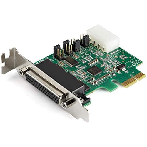 Image of StarTech 4-Port PCI Express RS232 Serial Adapter Card - PCIe RS232 Host Controller - PCIe to Serial DB9-16950 UART - Low Profile Expansion Card - Windows & Linux, TAA
