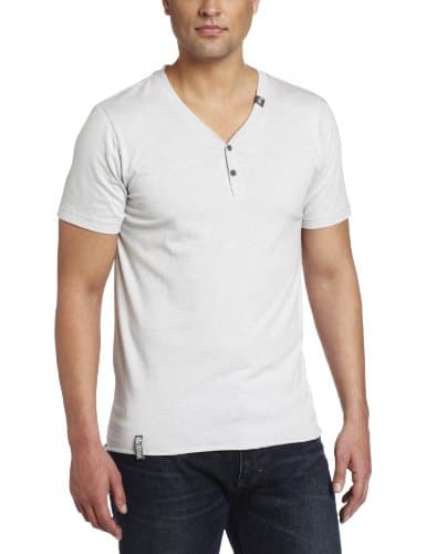 Image of LRG Men's Core Collection Y Neck T-Shirt - Grey - Medium