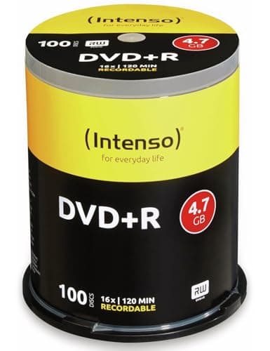 Image of Intenso Dvd+r 4.7 GB Pack of 100