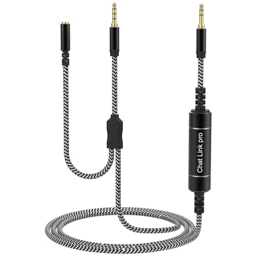 Image of Gneinour Chat Link Pro Cable Compatible with Elgato HD60 S, HD60 X, HD60S Plus, HD60 Pro Capture Card for Nintendo Switch, PS5, PS4, Xbox One, Xbox Series X/S, PC, 8.8ft