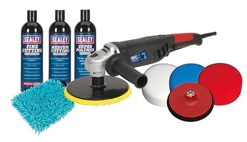 Image of Sealey CPK05 Ø180mm Pro Polishing & Compounding Kit 1100W/230V