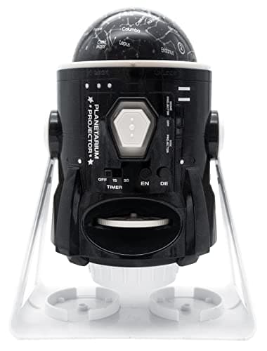 Image of LEXIBOOK Speaking 2-in-1 Constellations and Images Planetarium Projector, 24 images to discover space, 2 constellation domes, STEM, Black/White, NLJ181i3LXB