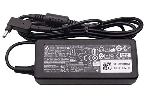 Image of Delta 45W AC Adapter Compatible with ACER Spin 5 SP513 Laptop AC Battery Power Supply Charger Unit PSU 3.0mmx1.0mm 19V 2.37A + UK Power Cable
