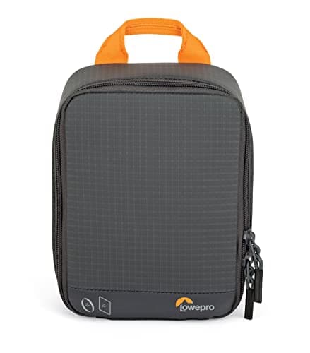 Image of Lowepro GearUp Filter Pouch 100, Camera Case for 10 Sheet and 2 Round Filters, Mount, Non-Scratch Card Sleeve, Made with Recycled Fabrics, Grey