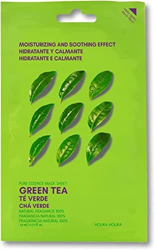 Image of Holika Holika Pure Essence Facial Sheet Mask, Green Tea, 23 ml 20010100