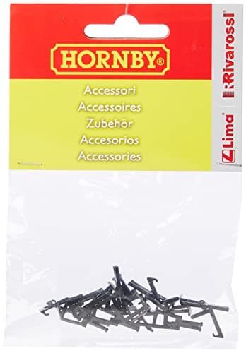 Image of Hornby R8219 NEM Couplings - Spare Parts and Train Accessories for Hornby OO Gauge Model Railway Sets, Coupling and Modelling Tools - NEM Couplings (Pack of 10), Scale 1:76