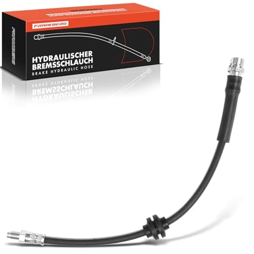Image of Frankberg 1x Brake Hose Hydraulic Rear Axle Left or Right Compatible with 3 BK BL 1.3L-2.3L 2003-2017 5 CR19 CW 1.6L 1.8L 2.0L 2005-2019 Replace# 2204843