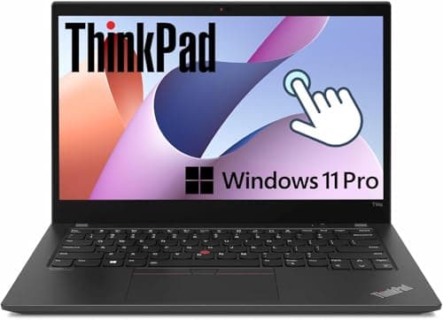 Image of Lenovo Thinkpad T14s Gen 2 Touchscreen Business Laptop, 14-Inch FHD (1920x1080), Intel Core i7-1185G7, 32GB RAM, 512GB SSD, QWERTY Keyboard, Windows 11 Pro (Renewed)