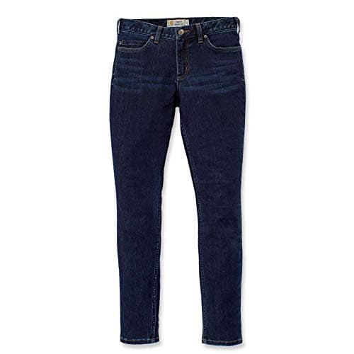 Image of Carhartt Women's Layton Skinny Leg Slim Fit Jean - Blue - 2