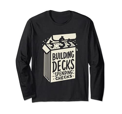 Image of Building Decks Spending Checks TCG Card Collector Card Game Long Sleeve T-Shirt