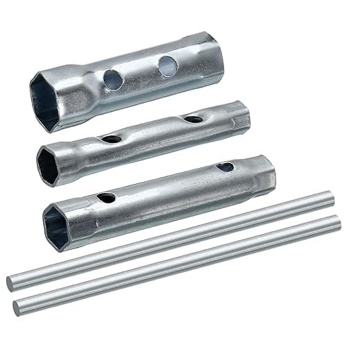 Image of sourcing map 3 Pcs Dual-Ended Wrench Socket Spark Plug Spanner Set (16/18mm, 10/12mm, 8/10mm)