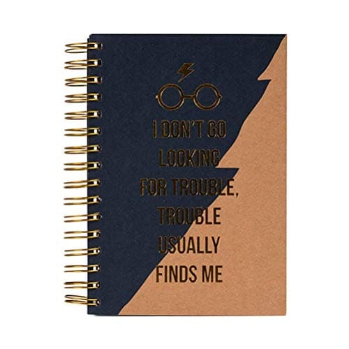 Image of Harry Potter Trouble A5 Premium Wiro Hardback Journal Notebook Note Pad