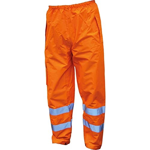 Image of Scan Hi-Vis Motorway Trouser Orange, Railway Standard RIS-3279-TOM Size:M