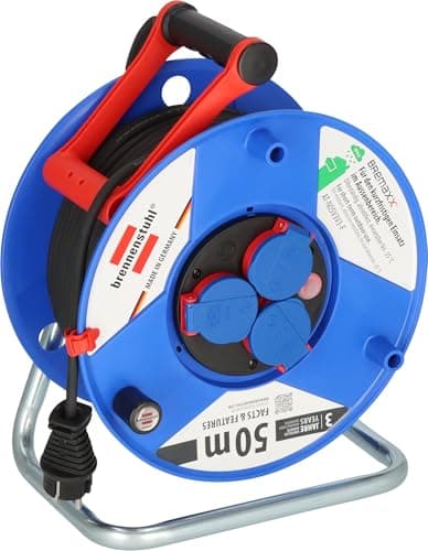 Image of Brennenstuhl Garant IP44 Cable Drum 50 M AT-N05V3V3-F 3G1, 5, 1208590