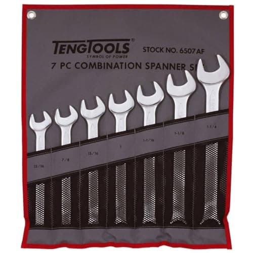 Image of Teng Tools 7 pce AF Combination Spanner Set.