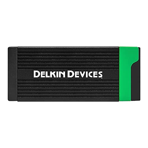 Image of Delkin Devices USB 3.2 CFexpress™ Type B & SD UHS-II Memory Card Reader, Black (DDREADER-56)