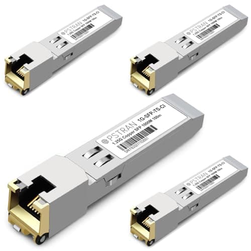 Image of OPSTRAN 1000BASE-T SFP RJ45 Copper Transceiver Module Compatible with Brocade E1MG-TX XBR-000190 100m Cat5e/6 4 Pack