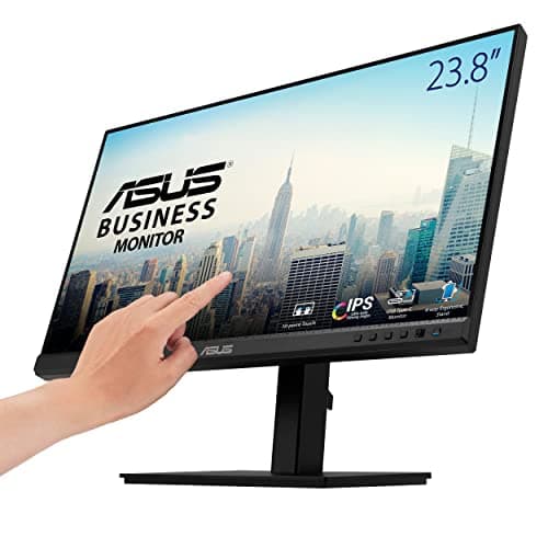 Image of Asus Business BE24ECSBT - 24 Inch Full HD Monitor - 16:9 IPS Panel, 1920 x 1080-10-Point Multi-Touch, Ergonomic - DP in-out with Daisy Chain Support, HDMI, 80W USB-C, USB-Hub, Speaker