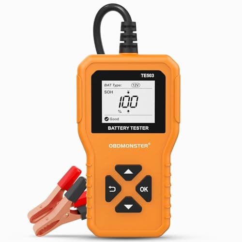 Image of Car Battery Tester 6V 12V 24V 100-2000 CCA Voltage Tester 2Ah-220Ah Internal Resistance Tester Accurate Digital Auto Battery Analyzer for Cars Trucks SUV ATV Boats Motorcycles Vehicle