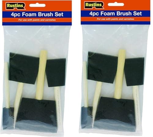 Image of RUSTINS Foam Brushes - 1"; 2"; 3" & 4" (TWIN PACK)