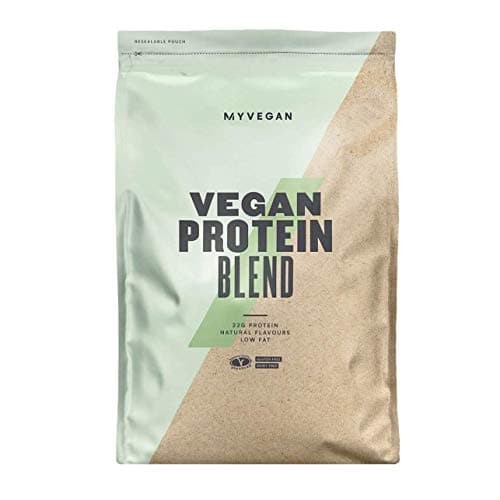 Image of MyVegan Protein Blend by MyProtein. Natural Vegan Protein Powder with 5g of BCAAs. Great Tasting Chocolate Flavoured Plant Based Pea Protein. Gluten-Free and Low in Sugar - 1kg (33 Servings)