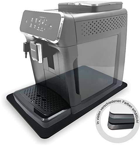 Image of Premium Acrylic Glass Sliding Board for the Philips Fully Automatic Coffee Machine from the Series 5400 | 4300 | 3200 | 2200 | 1200 Series | 45 x 27 cm | Made in Germany (Anthracite Matt)