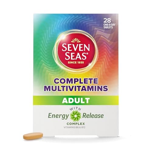 Image of Seven Seas Complete Multivitamins Adult With Vitamin C, Vitamin D, Zinc plus Energy Release Complex 1 With Vitamins B6 and B12, 28 Tablets, 4-Week Supply