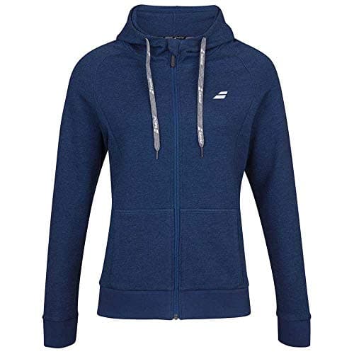 Image of BABOLAT Exercise Hood Jacket Girl Sweatshirt, Unisex children, unisex_child, Sweatshirt, 4GP1121, Estate Blue Heather, 10-12 años
