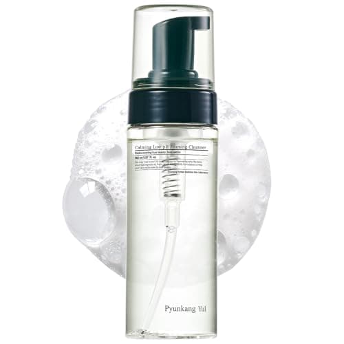 Image of [PKY] Pyunkang Yul Calming Low pH Foaming Cleanser, Gentle Daily Face Wash & Makeup Remover with Tea Tree, Centella Asiatica, 5 Hyaluronic Acids, Korean Skincare (5.1 Fl. Oz, 150ml)