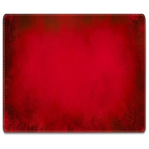 Image of Silent Monsters Mouse Mat Small 10 x 8 inches / 24 x 20 cm, red, Stitched Edges, washable & rollable Mouse Pad, Gaming Home Office Mousemat, Mousepad non-slip & quiet, Desk Mat
