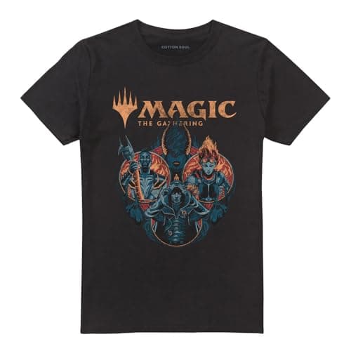 Image of Cotton Soul Magic The Gathering Legends Unisex T Shirt, Black, XX-Large
