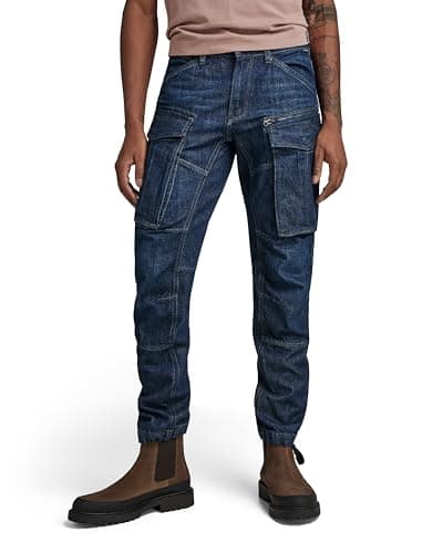 Image of G-Star Men's Rovic Zip 3D Regular Tapered Denim Jeans, Blue (worn in waterfront D23077-D301-D911), 29W / 32L