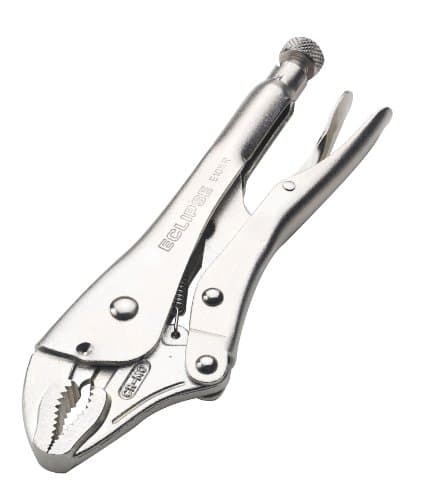 Image of Eclipse Professional Tools E10WR Curved Jaw Locking Pliers with Wire Cutters 250mm (10")