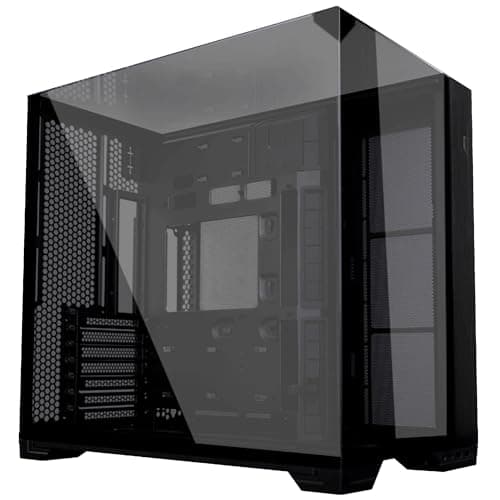 Image of Lian Li O11 Vision Compact ATX Mid-Tower Gaming PC Case - Aluminium & Tempered Glass Black PC Case