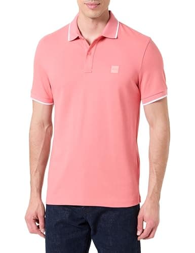 Image of BOSS Men's Polo Shirt, Light/Pastel Red 632, L