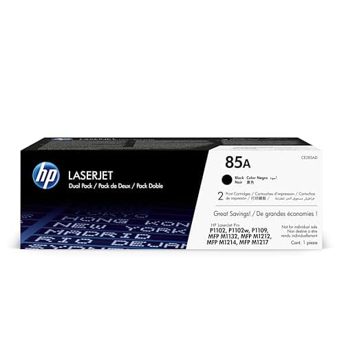 Image of HP ST-HPCE285AD 85A Toner Cartridge, Black, Pack of 2