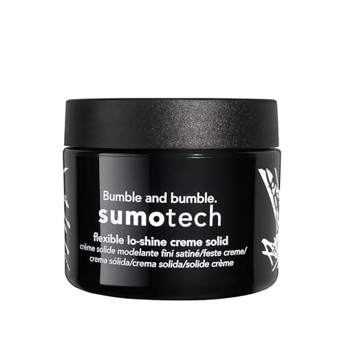 Image of Bumble and bumble. Sumotech Flexible Hold Cream Solid | Pliable Texture, Flexible Hold + Lo-shine Finish | Wavy, Straight, 50 ml