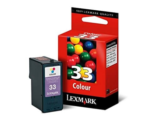 Image of Lexmark No 33 Ink Cartridge Colour 11.5ml