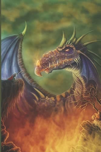 Image of Dragon Slayer’s Journal: Epic Knight Versus Dragon Fantasy Art Cover Notebook / Dragon Gag Gift Journal for Friends Family Teachers Students and Dragon Slayers everywhere / 6”x 9”/ 120 Pages